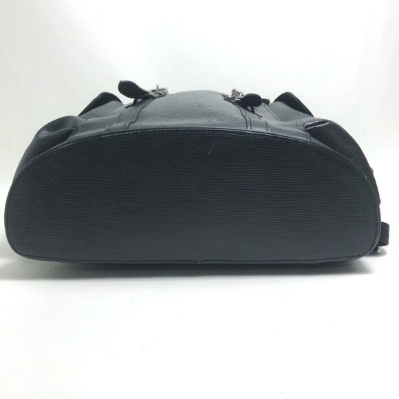 LOUIS VUITTON M50159 Epi Christopher PM Backpack-Bag Epi Leather Black/SilverHW main image 2